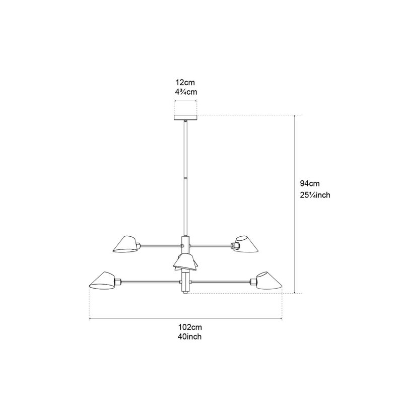 Corrigan Studio® Jleigh Pendant Light 2400 Lumens2700K (Bulb Included